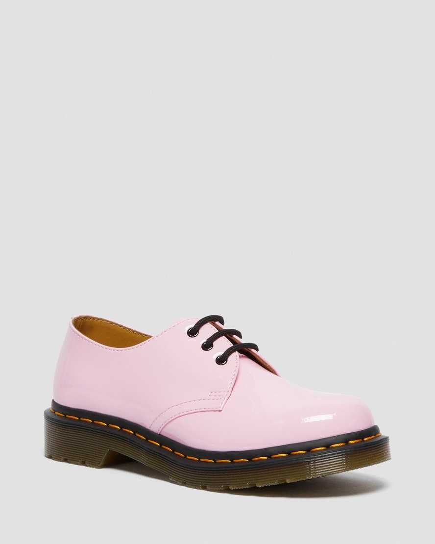 Dr. Martens 1461 Patent Nahka Naisten Juhlakengät - Pinkki Kengät [961-FSMVIT]